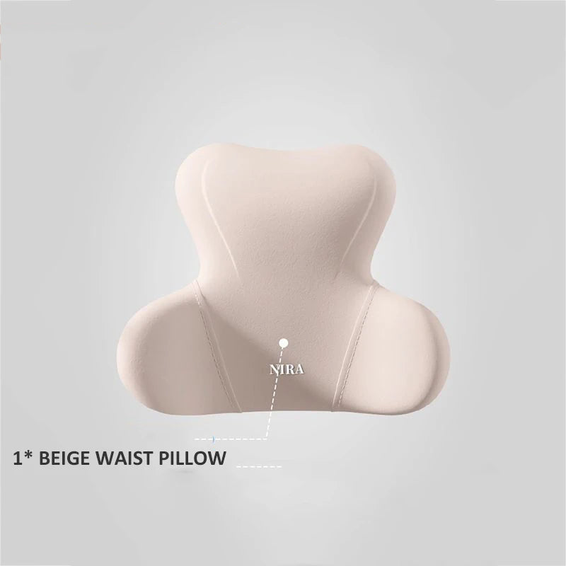 Suppordable ComfortCurve Car Neck & Lumbar Support Pillow